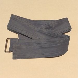 Light blue fabric belt